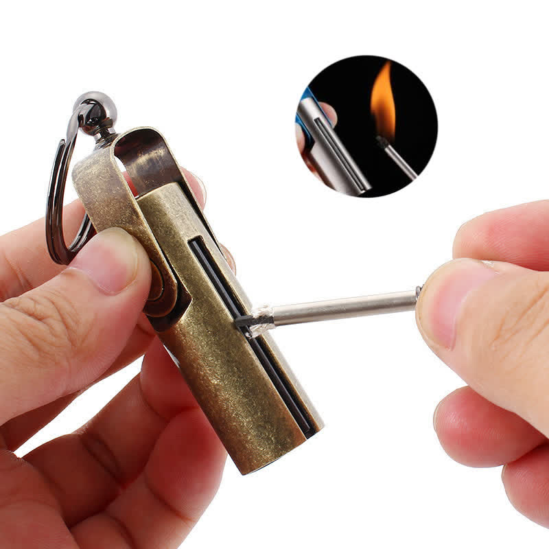 Gold Bar Dollar Matchstick Refillable Oil Lighter