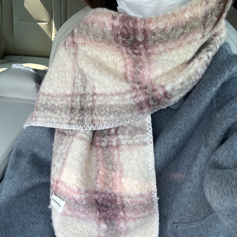 Unisex Winter Accessories Ultra Flush Plaid Scarf