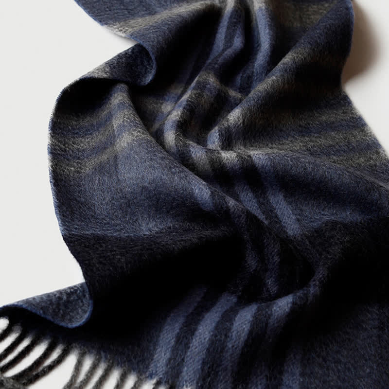 Men's Gentleman Three Colors Matching Plaid Cashmere Scarf