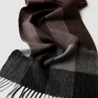 Men's Gentleman Three Colors Matching Plaid Cashmere Scarf