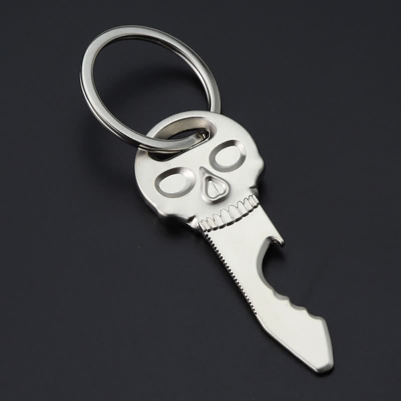 Creative Skull Mask Multi-function Bottle Opener Keychain