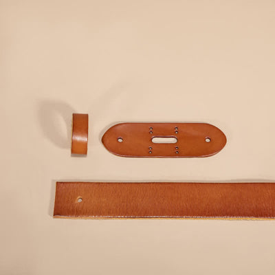 Genuine Leather Belt Strap without Belt Buckle