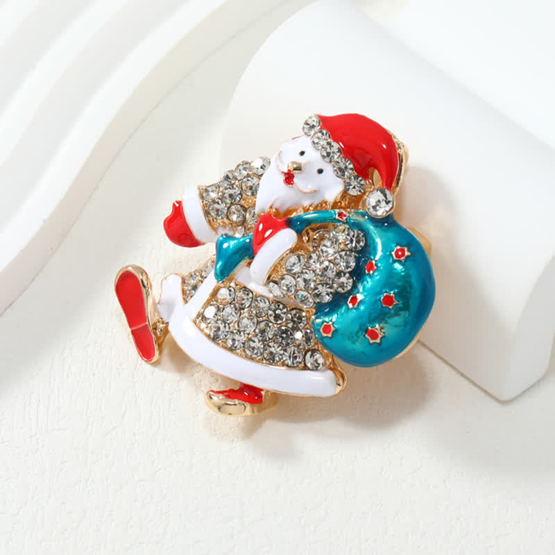 Women's Creative Glazes Christmas Collection Brooch