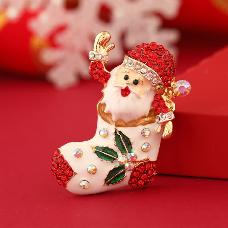 Women's Creative Glazes Christmas Collection Brooch