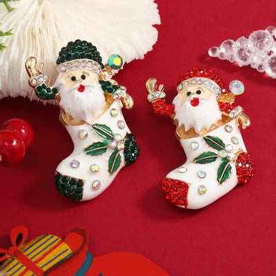 Women's Creative Glazes Christmas Collection Brooch