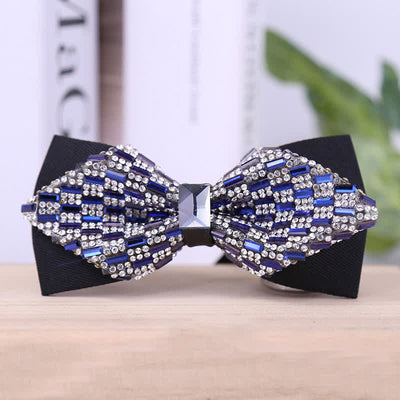 Men's Exquisite Crystal Rhinestone Bow Tie