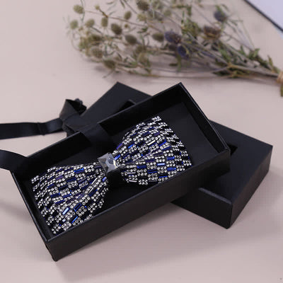 Men's Exquisite Crystal Rhinestone Bow Tie