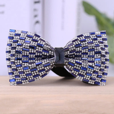 Men's Exquisite Crystal Rhinestone Bow Tie