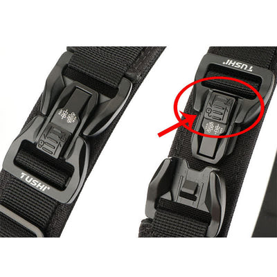 Men's Thickened Double-Locked Quick Release Buckle Tactical Belt