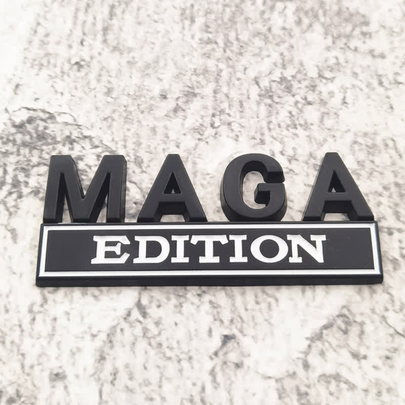 MAGA EDITION Metal Sticker Car Badge