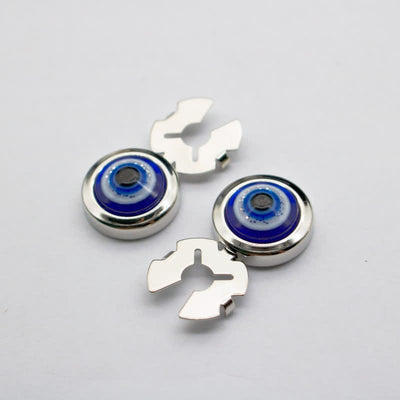 Men's 1 Pair Snap-On Baroque Resin Button Covers Set Cufflinks