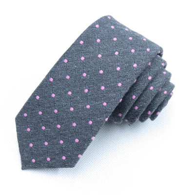 3Pcs Men's Polka Dots Stylish Bow Tie Necktie Set