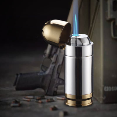 Novelty Bullet Shaped Bottle Opener Refillable Butane Lighter