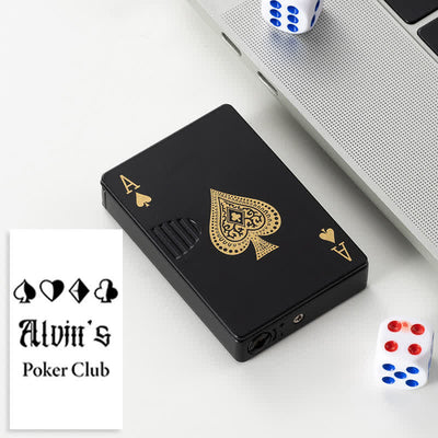 Poker Cards Personalized Custom Back Refillable Butane Lighter