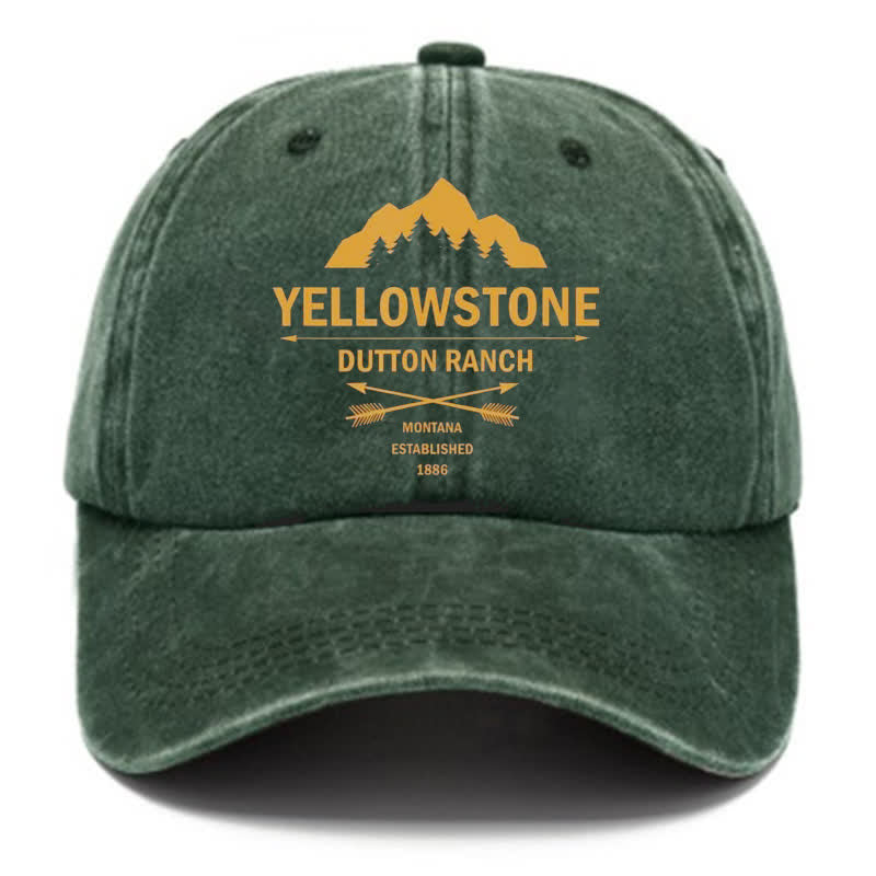 Dutton Ranch Yellowstone Washed Cotton Baseball Cap