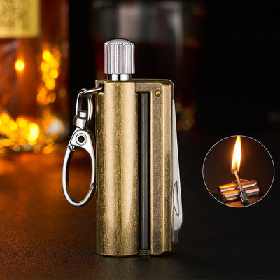 Retro Multi-purpose EDC Tool Matchstick Oil Lighter