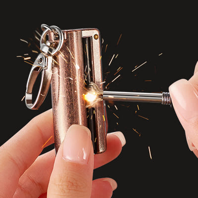 Retro Multi-purpose EDC Tool Matchstick Oil Lighter