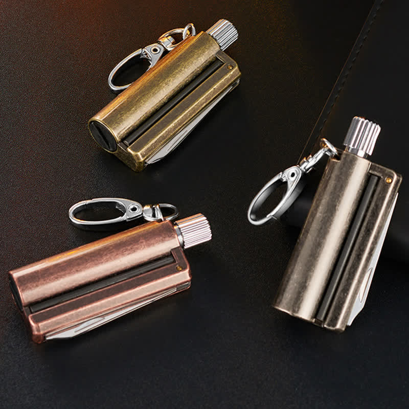 Retro Multi-purpose EDC Tool Matchstick Oil Lighter