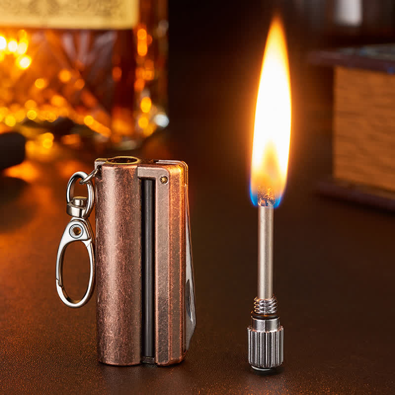 Retro Multi-purpose EDC Tool Matchstick Oil Lighter