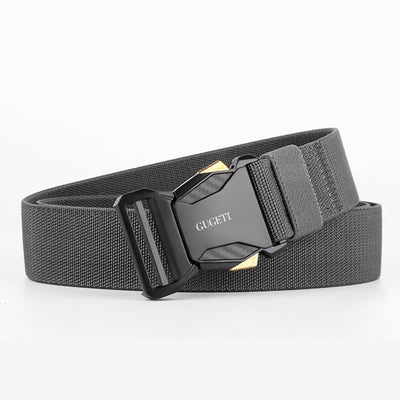 Men's Simple Sport Black Quick Release Nylon Tactical Belt