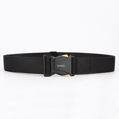 Men's Simple Sport Black Quick Release Nylon Tactical Belt