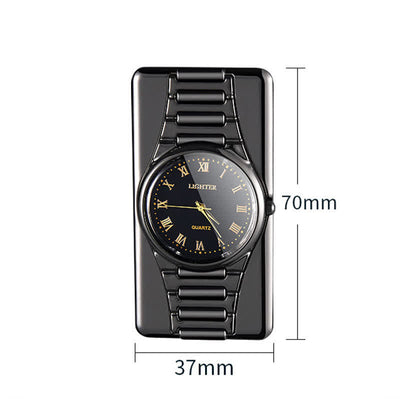 Creative Clock Rechargeable Electric Lighter with USB Cable