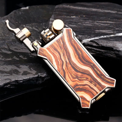 Fashionable Resin Craftsmanship Refillable Kerosene Lighter