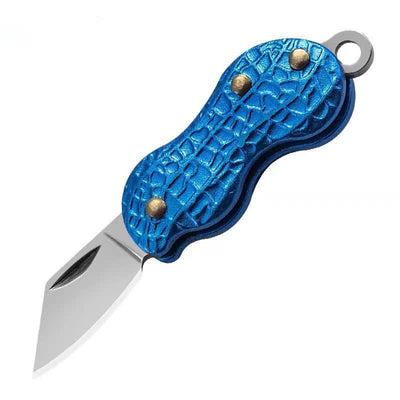 Tiny Cute Peanut Pocket Knife Keychain