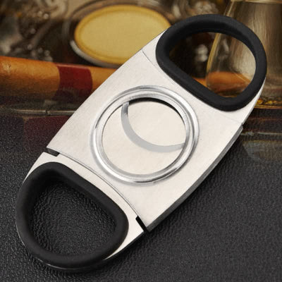 Silver Simple Cigar Guillotine Tool Cigar Cutter