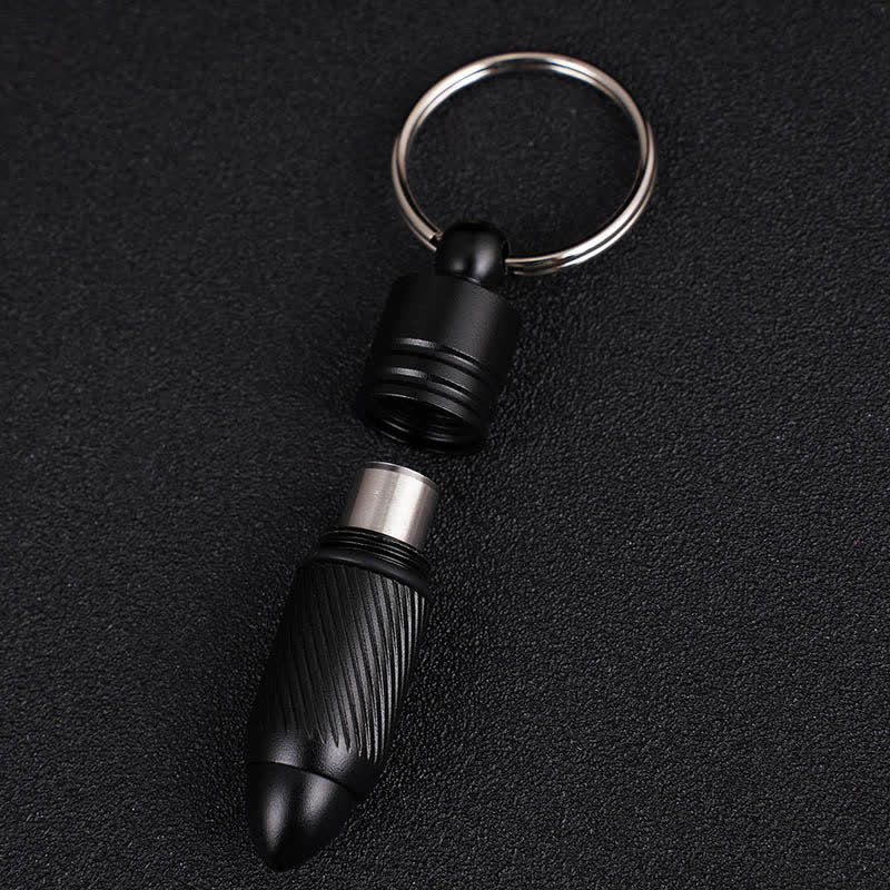 Mini Bullet Shape Aluminum Alloy Cigar Cutter Keychain