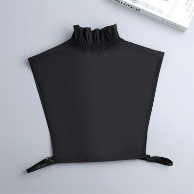 V Neck Detachable False Collar Shirt For Women