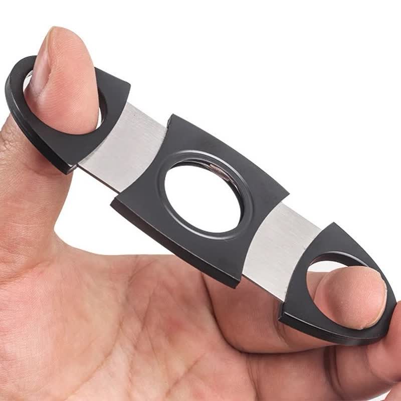 Modern Minimalist Stainless Steel Cigar Cutter