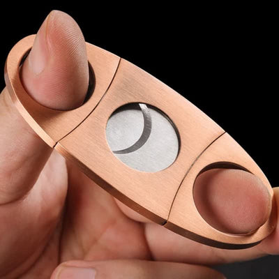 Modern Minimalist Stainless Steel Cigar Cutter