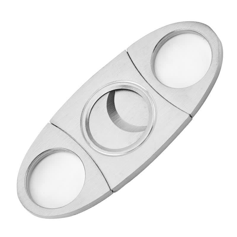 Modern Minimalist Stainless Steel Cigar Cutter