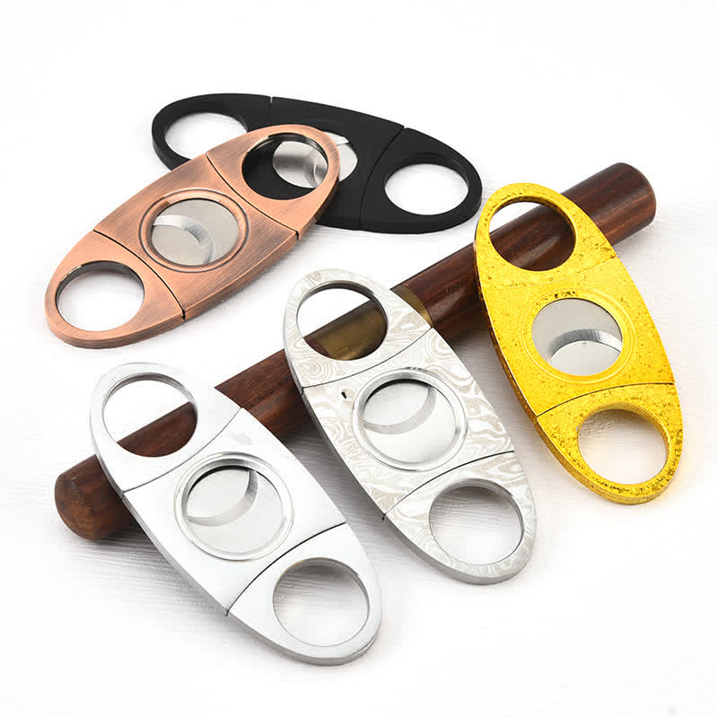 Modern Minimalist Stainless Steel Cigar Cutter