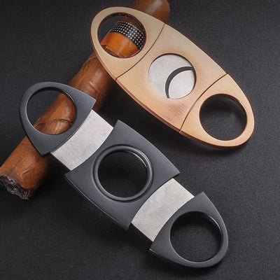 Modern Minimalist Stainless Steel Cigar Cutter