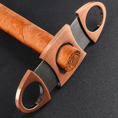 Modern Minimalist Stainless Steel Cigar Cutter