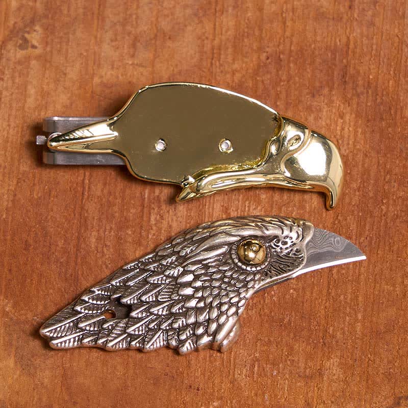 Eagle DIY Hidden Knife Belt Buckle Lighter Eagle Hidden Pendant Bundle Set