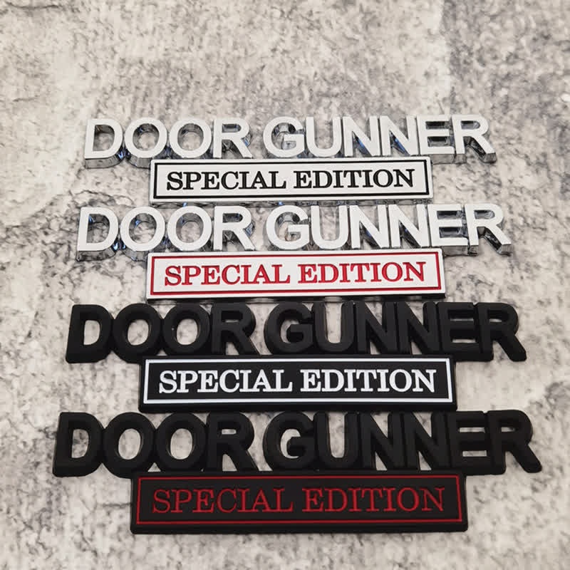 DOOR GUNNER SPECIAL EDITION Metal Sticker Car Badge