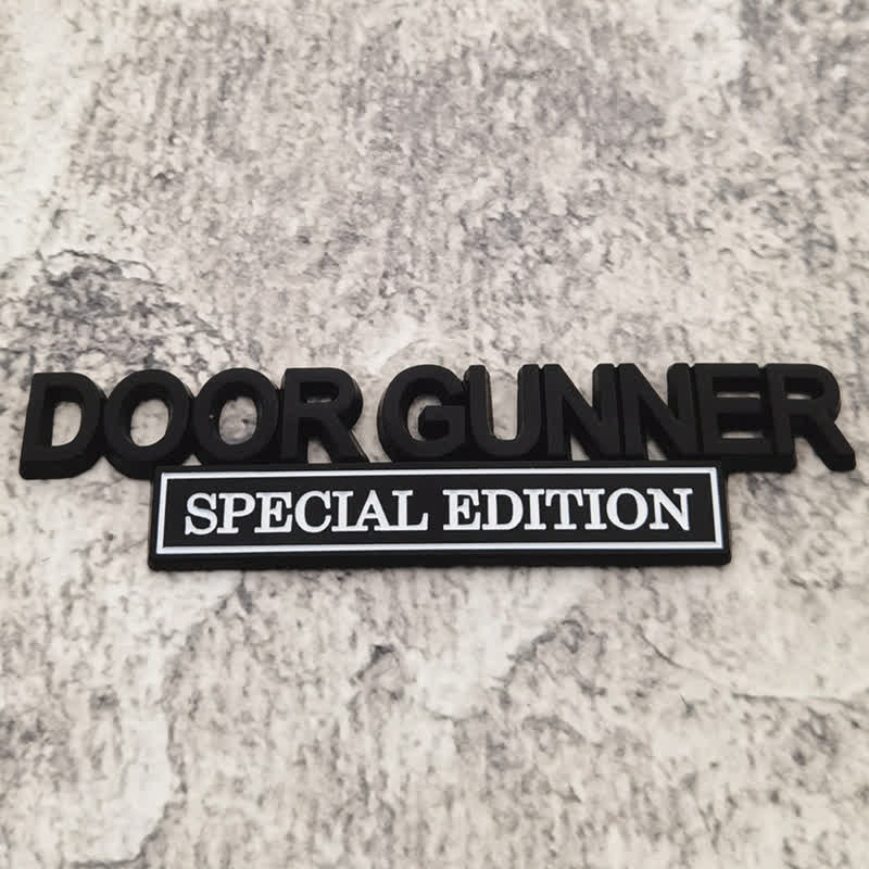 DOOR GUNNER SPECIAL EDITION Metal Sticker Car Badge