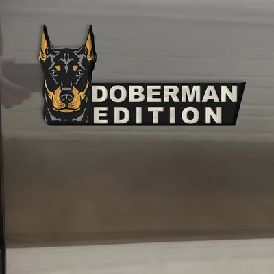 Acrylic Dog Edition For Dog Lovers Car Badge