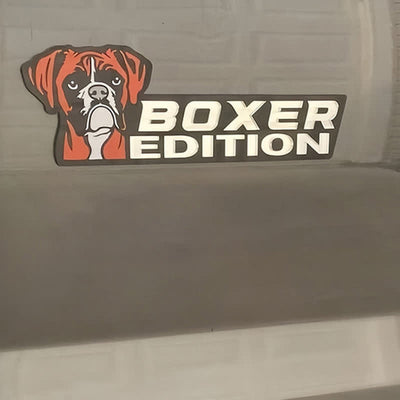 Acrylic Dog Edition For Dog Lovers Car Badge