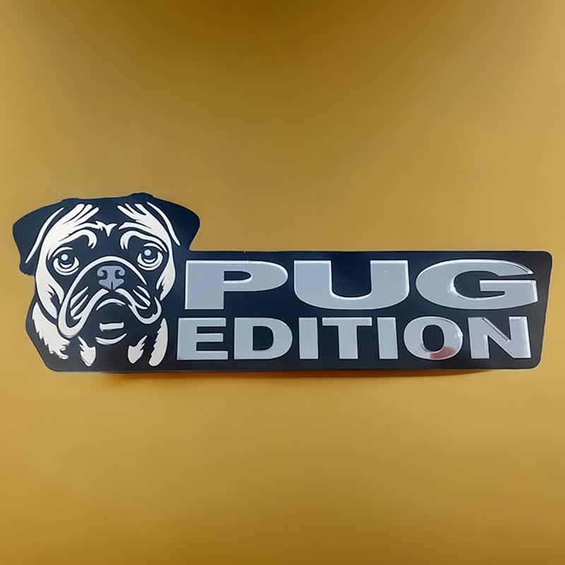 Acrylic Dog Edition For Dog Lovers Car Badge