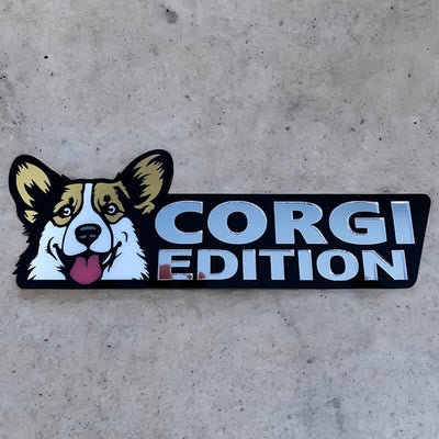 Acrylic Dog Edition For Dog Lovers Car Badge