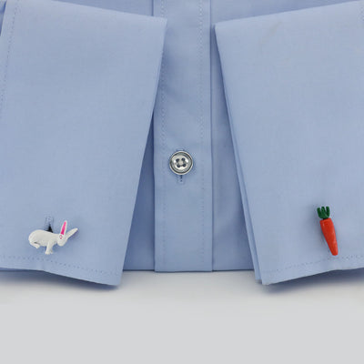 Men's 1 Pair Bunny And Carrot Button Covers Set Cufflinks