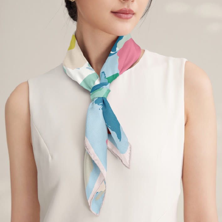 Women's The Truth About Spring Silk Thin Scarf