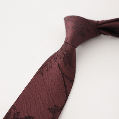 Men's Vintage Jacquard Dark Pattern Necktie