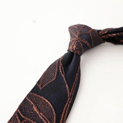 Men's Vintage Jacquard Dark Pattern Necktie