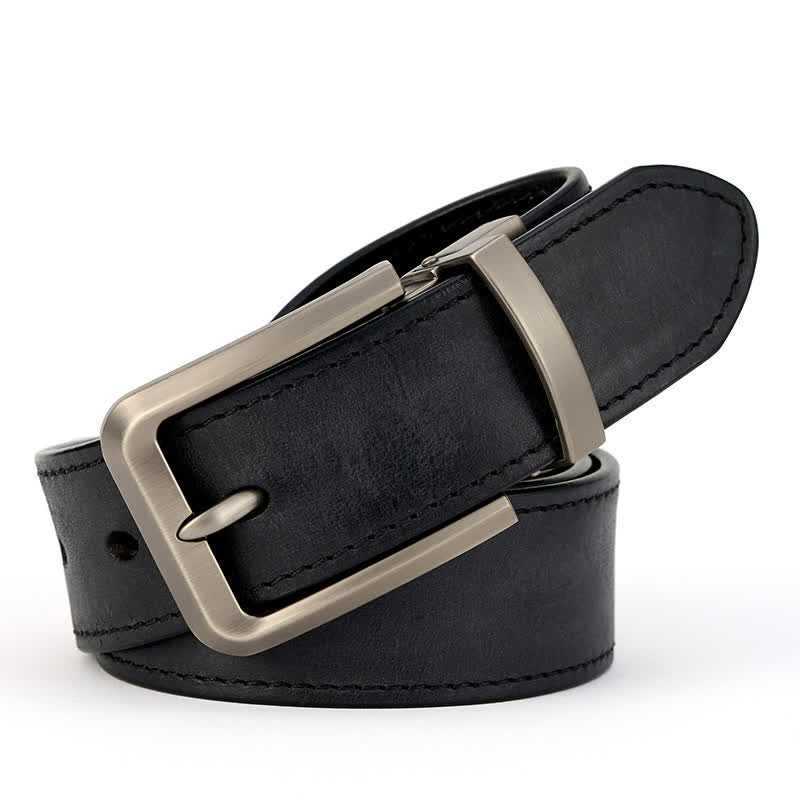 Men's Simple Capable Sewing Detailed Leather Belt