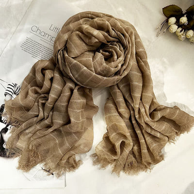 Classical Striped Pattern Four Season Thin Scarf